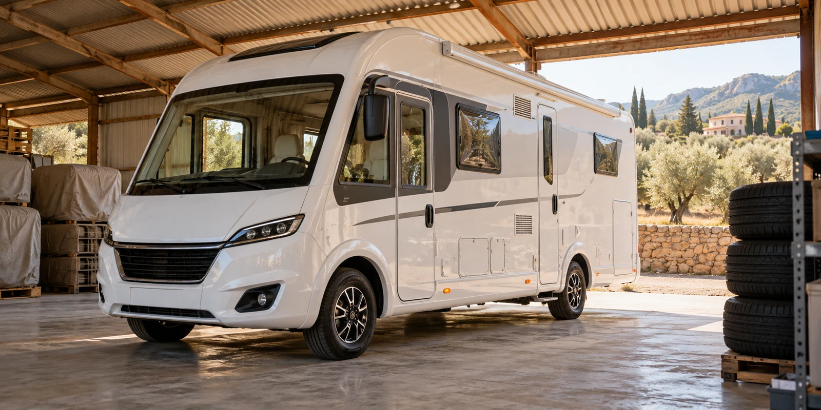 Neumáticos CP: cómo cuidar las ruedas de una autocaravana que pasa meses parada